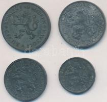 Német 3. Birodalom/Cseh-Morva Protektorátus 1941-1943. 10h + 20h + 50h + 1K T:2,2-
German Third Reic...