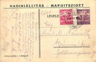 József főherceg erdélyi hadikiállítása a Margitszigeten; tank / Hungarian tank at a military exposit...