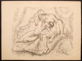 Derkovits Gyula (1894-1934): Pandamonium. 1920. hiányos mappa, 11 lap, litográfia 300/190, papír, je...