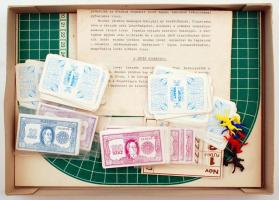 Retró, társasjáték:Galopp , lóverseny minden korosztálynak 12-99 éves korig, táblával, bábukkal, ját...