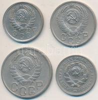 Szovjetunió 1932-1952. 10k (2xklf) + 15k + 20k T:2,2-
Soviet Union 1932-1952. 10 Kopek (2xdiff) + 15...