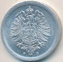 Német Birodalom 1917D 1Pf Al T:2
German Empire 1917D 1 Pfennig Al C:XF