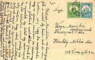 Italian Art Deco postcard 'Ultra' series No. 2100 s: Colombo