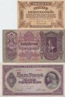 10db vegyes magyar pengő bankjegy + Ausztria 1967. 20Sch + Lengyelország 1948. 50Zl T:vegyes
10pcs o...