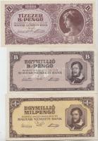 10db vegyes magyar pengő bankjegy + Ausztria 1967. 20Sch + Lengyelország 1948. 50Zl T:vegyes
10pcs o...