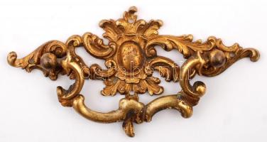 2 db díszes réz fiókfogó, bútordísz / 2 furniture parts