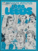 1974 Euro Leeds: Leeds United - Újpesti Dózsa UEFA kupa football mérkőzés meccsfüzete / Football match booklet of UEFA cup