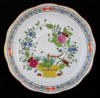 Herendi Fleurs des Indes mintás 4 személyes teáskészlet, kézzel festett, jelzett, hibátlan/ Herend (...