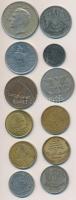 12db vegyes fémpénz arab országokból T:vegyes
12pcs of mixed coins from Arabian countries C:mixed