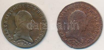 1812S-O 1kr Cu (2x) T:2-,3