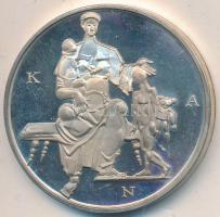 Kiss Nagy András (1930-1997) DN "Orvos sor / Semmelweis Ignác" Ag emlékérem ÁPV tokban (16...