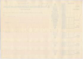 Budapest ~1920-1930. "A Pesti Magyar Kereskedelmi Bank Budapest" kitöltetlen csekk (4x) so...