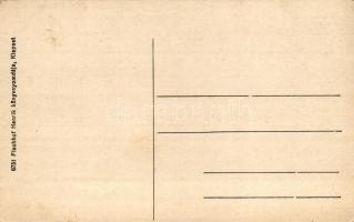 Budapest XIX. Kispest, Takarékpénztár, Stefány Ede kávéháza; kiadja Fischhof Henrik