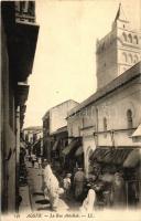 Algiers, Rue Abdallah / street, folklore, merchants