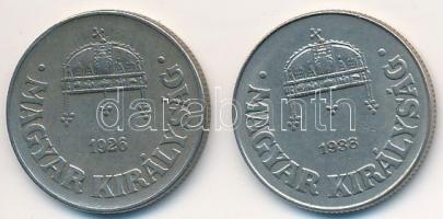 1926. 50f Cu-Ni + 1938. 50f Cu-Ni T:2-