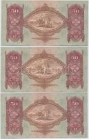 1932. 50P (3x) T:I