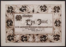 1941 Méltóságos Láng József m. kir. gazdasági főtanácsos, vezérigazgató úrnak, a Gazdák Biztosító Sz...