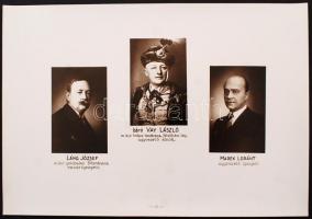 1941 Méltóságos Láng József m. kir. gazdasági főtanácsos, vezérigazgató úrnak, a Gazdák Biztosító Sz...