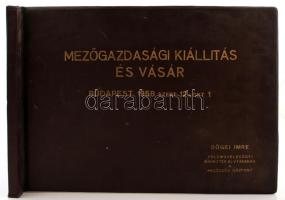 1958 Budapest, Mezőgazdasági kiállítás és vásár, Dögei Imre földművelésügyi miniszternek készített album, benne 40 db fotó, 13x18 cm, 18x24 cm, album mérete 35x50 cm