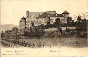 Zólyom, vár, vasút / castle, railway