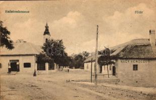 Balatonkenese, Főtér, nagyvendéglő; Rosenthal Dávid kiadása