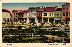 Buzau, Bodzavásár; Magazin General, Teodor Spinescu, Eremia Schvartz / downtown, shops