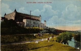 Zólyom, vár, vasút / castle (small tear)