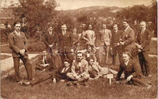 1930 Esztergom, Erdőgazdasági szakiskola, csoportkép / photo