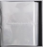 Leuchtturm képeslap album 50 db kettes osztású 2 oldalas lappal, 100/200 férőhely, sötétzöld borítóv...