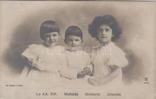 Le AA. RR. Mafalda, Umberto, Jolanda