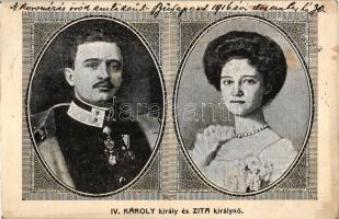 IV. Károly és Zita királynő / Charles IV and Zita (EK)