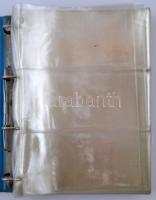 2 db képeslap album: 40 (23 x 31.5 cm) és 204 (24 x 30 cm) férőhellyel / 2 postcards album for 40 an...