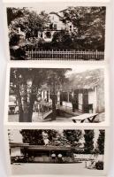 cca 1960 Fonyód, fénykép leporelló 10 db fotóval, 5x8 cm