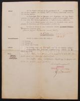 1894 A. Büttner & Co. Rheinische Röhrendampfkessel-Fabrik kitöltött, díszes fejléces számlája