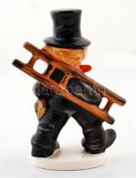 Hummel Goebel kéményseprő fiúcska, jelzett, kézzel festett, hibátlan, formaszám:1074012, m:13cm/Humm...