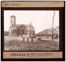 cca 1920 Felvidéki vetíthető diapozitív képek az Uránia Szemléltető Taneszközök Gyárából (Eperjes, T...