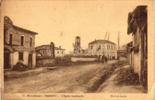Verbéni, church after bombing (EK)