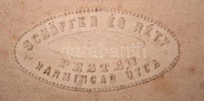 cca 1865 Schäffer és Réty: Országbírák arcképcsarnoka, 23 lap a gyűjteményből, amelyeken 1553 és 186...