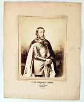 cca 1865 Schäffer és Réty: Országbírák arcképcsarnoka, 23 lap a gyűjteményből, amelyeken 1553 és 186...