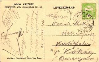 Budapest VIII. Bodó Kávéház belső, József körút 52-56. (EK)