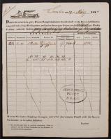 1847 a Donau-Dampfschiffahrt-Gesellschaft fuvarlevele