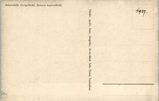 Balatonlelle Gyógyfürdő, Balaton nagyszálloda; kiadja Suba Ferenc bazárja