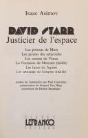 Asimov, Isaac: David Starr, justicier de l'espace. s. l., 1993, Claude Lefrancq. Papírkötésben,...