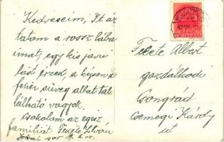 1942 Hajdúszoboszló, Gyógyfürdő, fürdőzők csoportképe / Czeglédy photo