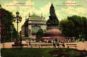 Saint Petersburg, Katherine II monument (EK)