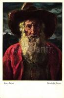 3 db RÉGI olasz folklór témájú művészlap, Meran / 3 old motive cards, Italian folklore, artist