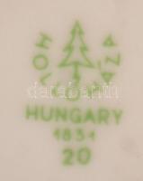 Hollóházi madaras váza, matricás, jelzett, hibátlan, m:33 cm