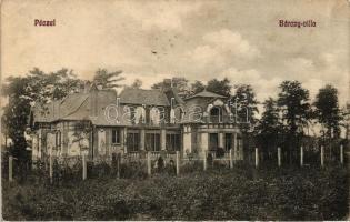 Pécel, Péczel; Bárczy-villa