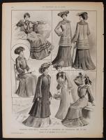 cca 1900 Le Moniteur de la Mode, 6lap, 37x28cm