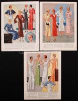 cca 1930 Magyar Uriasszonyok lapja, 6lapja, 31x23cm